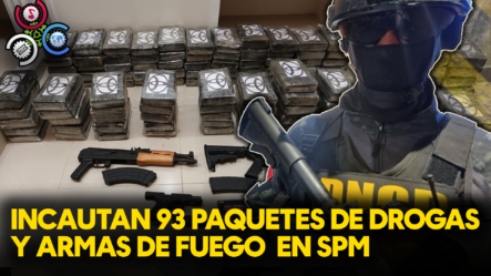 Incautan 93 PAQUETES De Presunta DROGAS Y ARMAS DE FUEGO En SPM