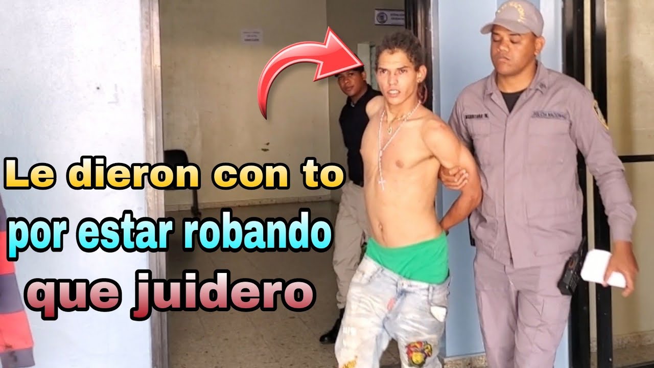 INCREÍBLE: ATRACADOR CAE ANTE LA POLICÍA, MIREN QUE TREMENDO LÍO
