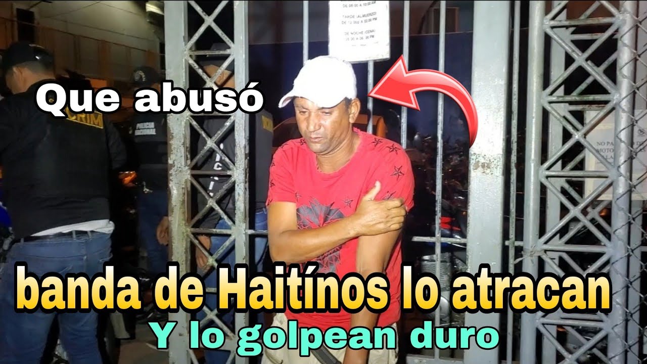 INCREÍBLE: BANDA DE HAITIANOS DAN UNA PALIZA A ESTE POBRE HOMBRE