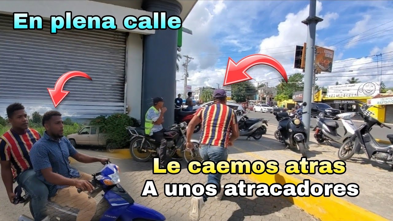INCREÍBLE: LE CAEMOS ATRÁS A UNOS ATRACADORES EN PLENA CALLE