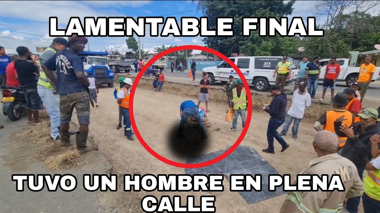 INCREÍBLE: ME ENCUENTRO UN HOMBRE APLASTAD0 POR UN CAMIÓN EN PLENA CALLE