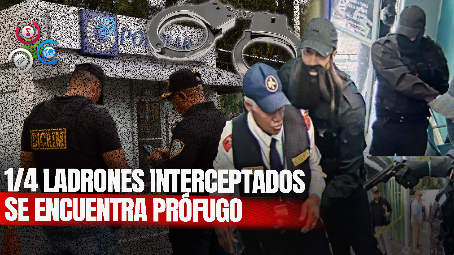 Policía Nacional Intercepta A Cuatro Sospechosos Implicados En El Robo Al Banco Popular