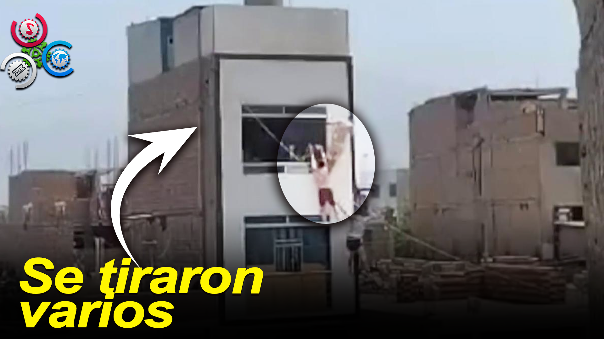 Internos De Un Centro De Rehabilitación De Drogas Saltan Desde Un Tercer Piso