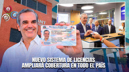 INTRANT Entrega Nueva Licencia De Conducir Al Presidente Abinader En Acto Oficial