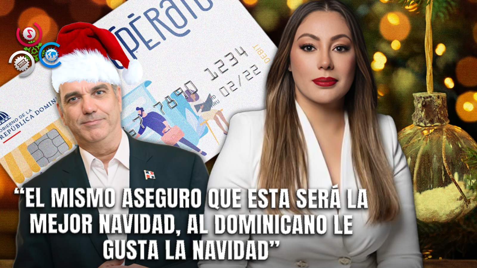 Iluminada Muñoz “El Objetivo Del Presidente Abinader Es Que Está Navidad Sea Una Llena De Unión”