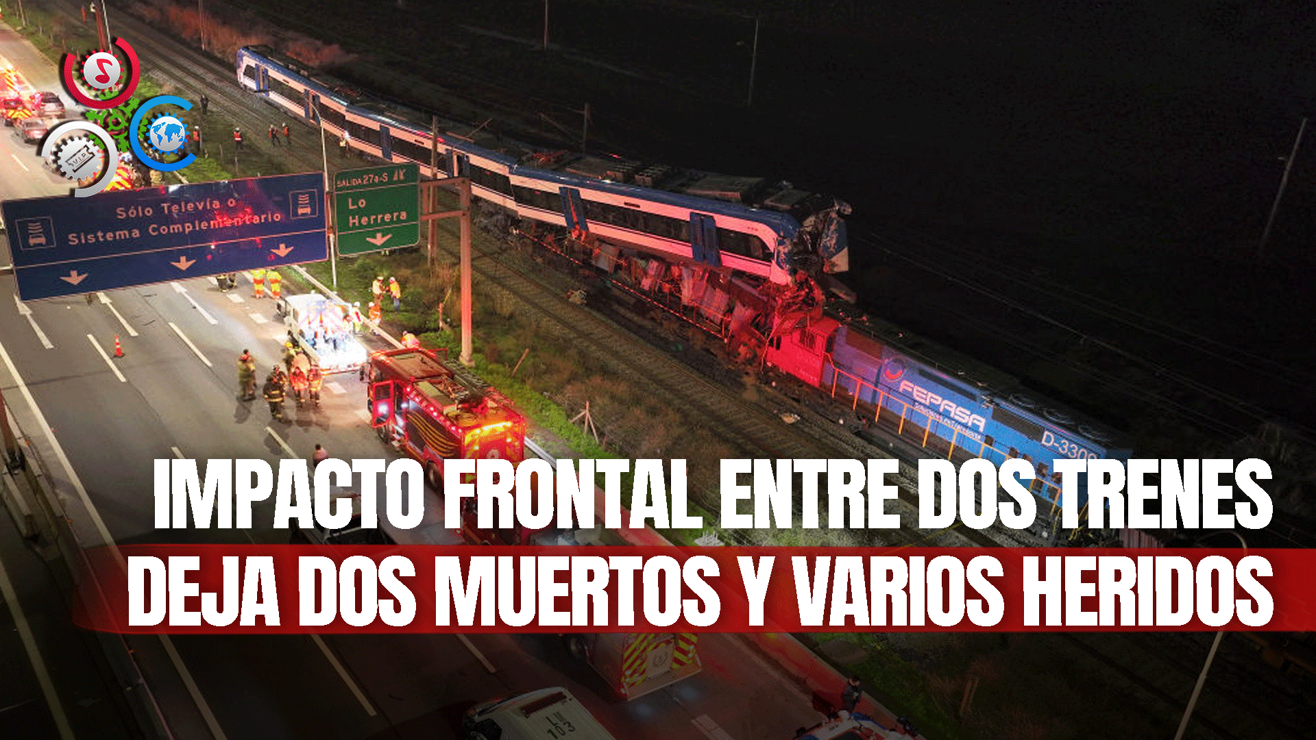 Colisión Frontal De Dos Trenes Deja Dos Pasajeros Fallecidos Y Varios Heridos En Chile