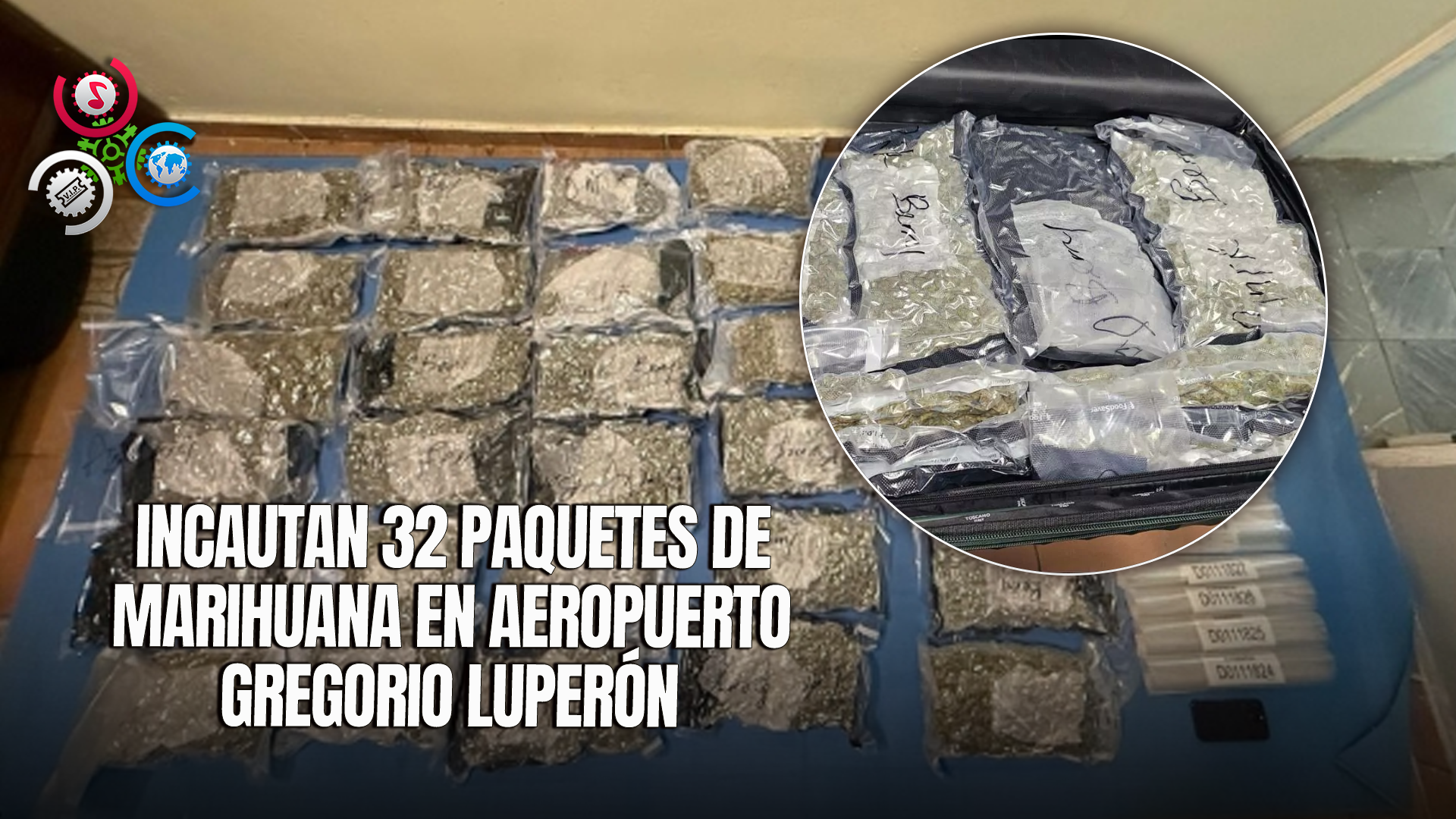 Detienen A Extranjero Con 32 Paquetes De Presunta Marihuana En El Aeropuerto De Puerto Plata