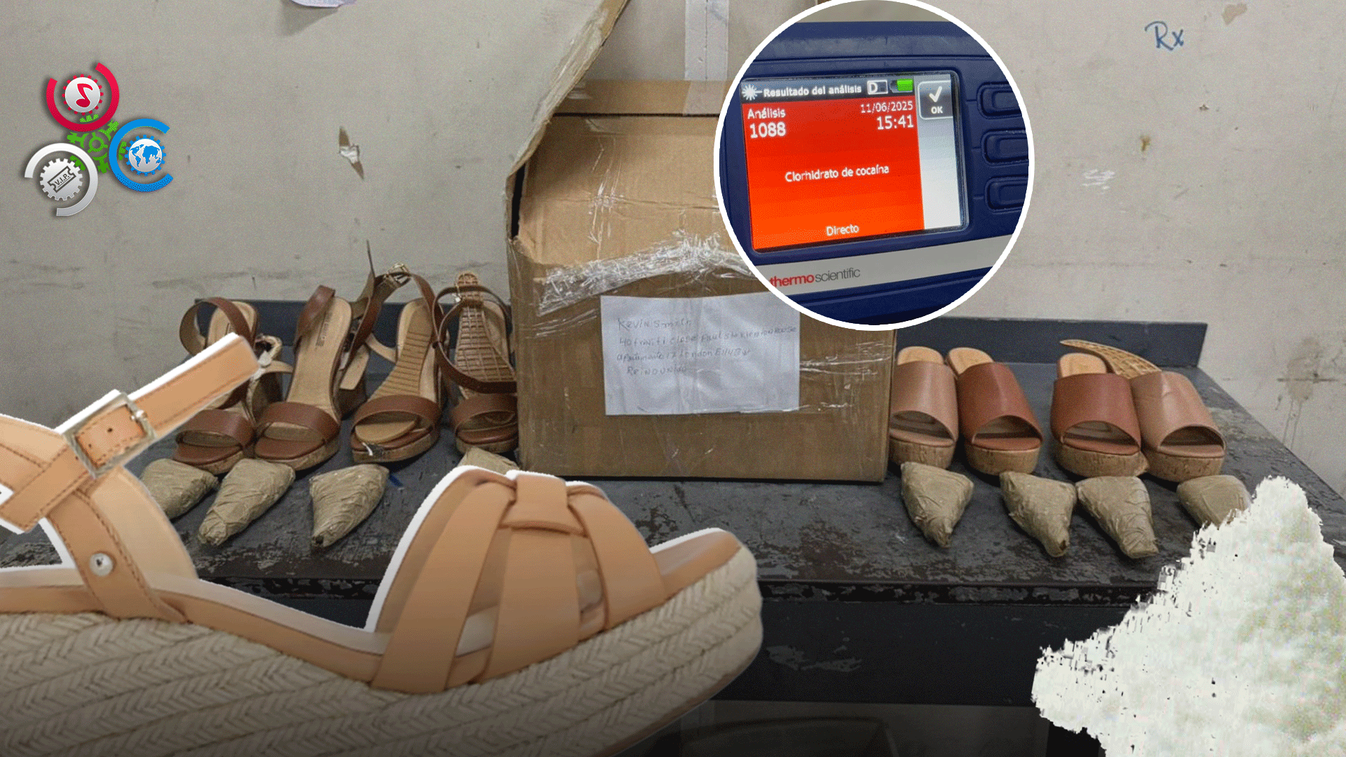 Incautan Calzado De Mujer Relleno De Cocaína Dentro De Almacén