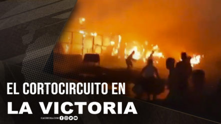 Incendio En La Victoria: ¿Un Cortocircuito?