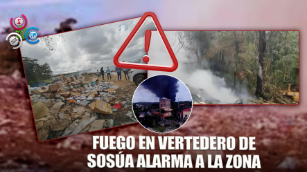 Incendio En Vertedero De Sosúa Provoca Intensa Humareda En Puerto Plata