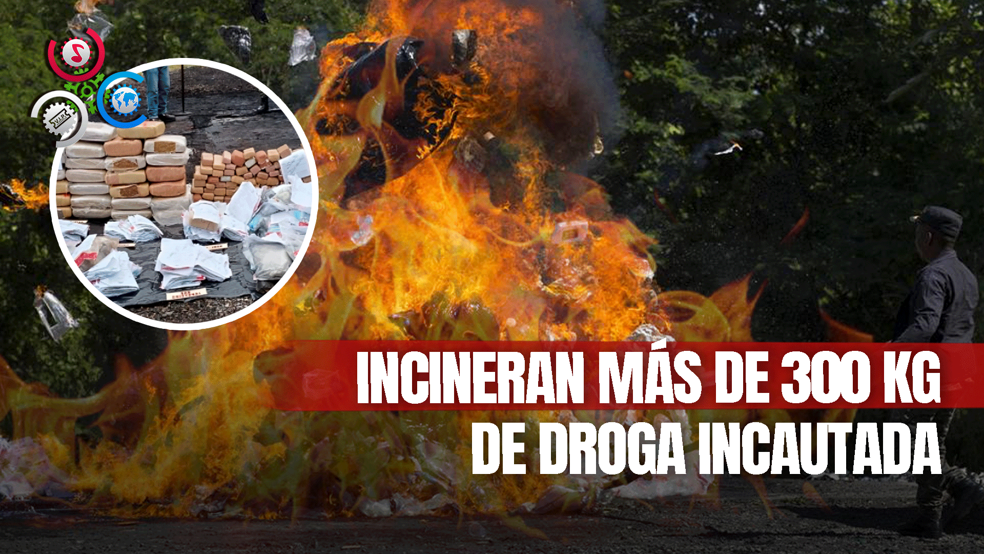 Autoridades Incineran Más De 300 Kilogramos De Droga Ocupada En Operativos