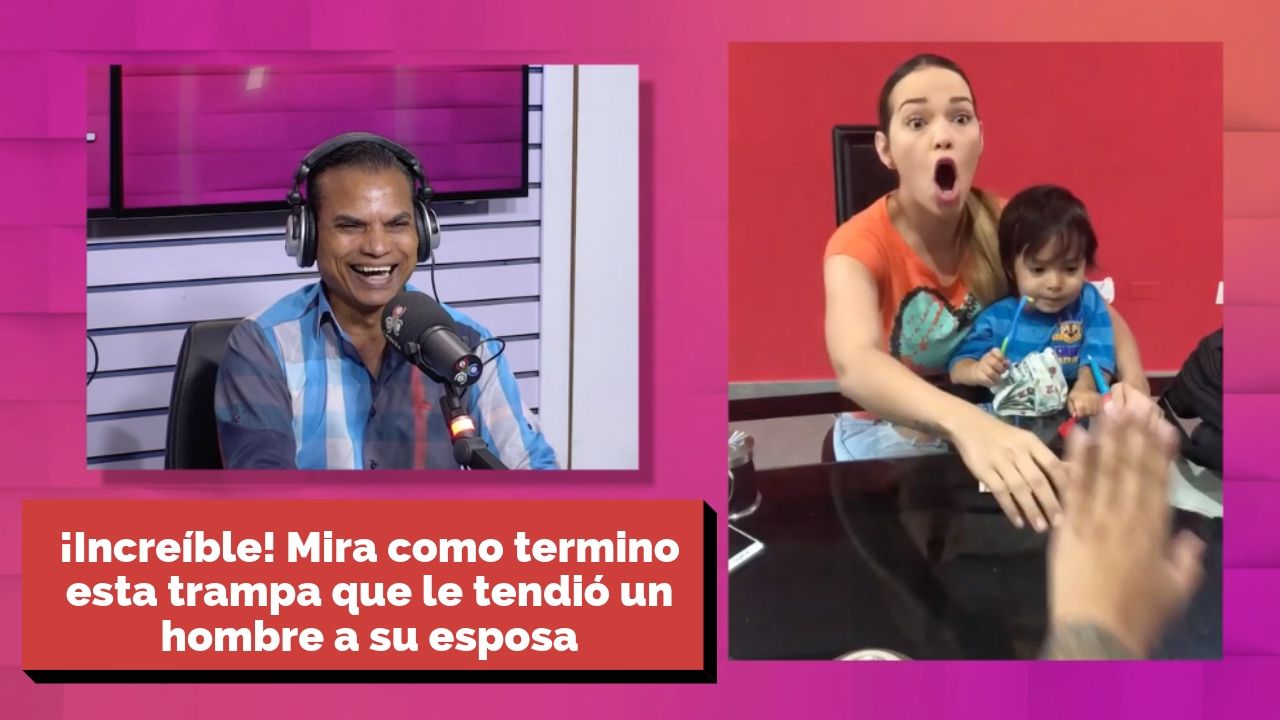 ¡Increíble! Mira Como Terminó Esta Trampa Que Le Tendió Un Hombre A Su Esposa