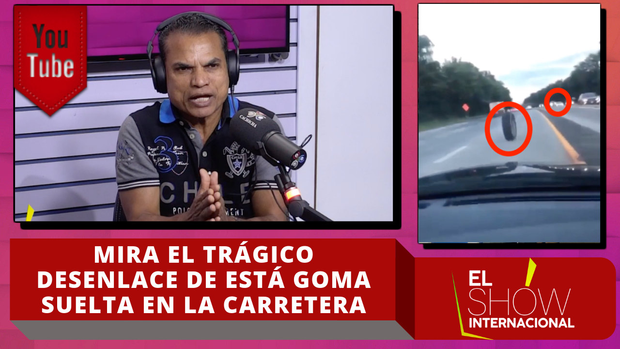 ¡Increíble! Mira El Trágico Desenlace De Está Goma Suelta En La Carretera