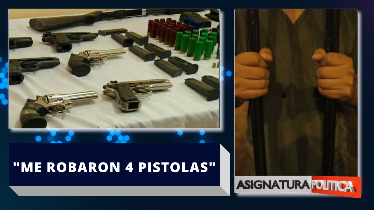 ¡Increíble! Preso Denuncia 4 Pistolas Que Se Le Perdieron En La Cárcel | Asignatura Política