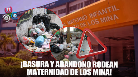Indignación En Los Mina: Basura Y Mal Olor Rodean Maternidad San Lorenzo