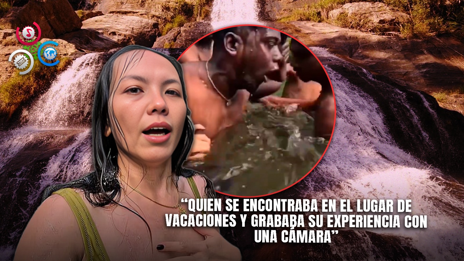 Influencer Salva Vida De Un Hombre Mientras Grababa Blog Para Sus Fans En Cataratas De Diyaluma
