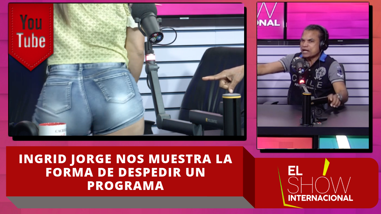 Ingrid Jorge Nos Muestra La Forma De Despedir Un Programa