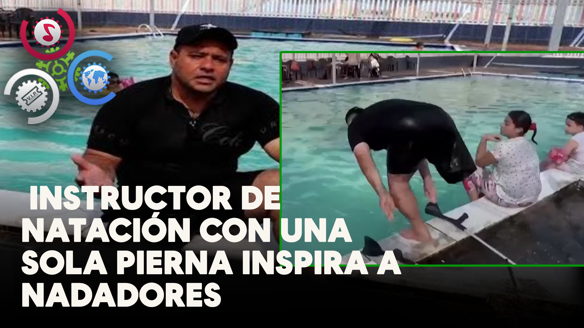 Instructor De Natación Con Una Sola Pierna Inspira A Nadadores En Palestina