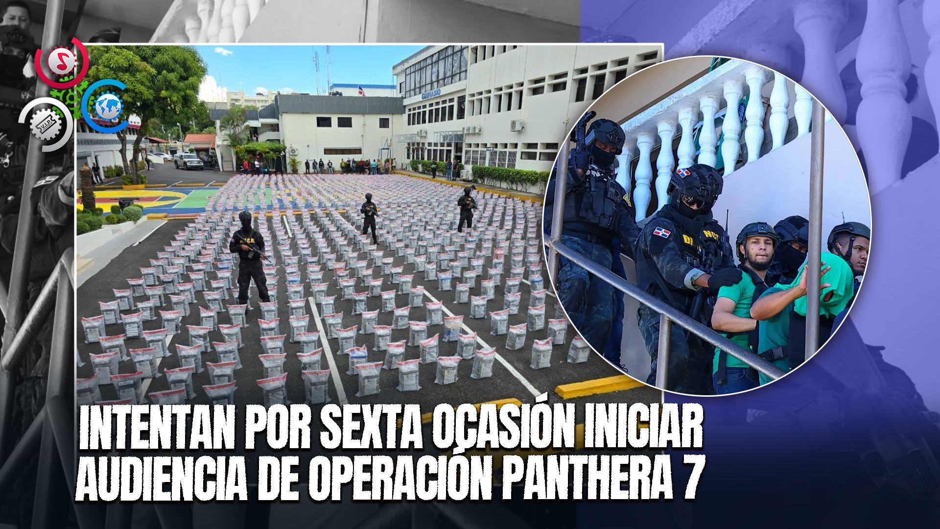 Sexto Intento De Iniciar Audiencia De La Operación Panthera 7 En La Oficina De Atención Permanente De Santo Domingo