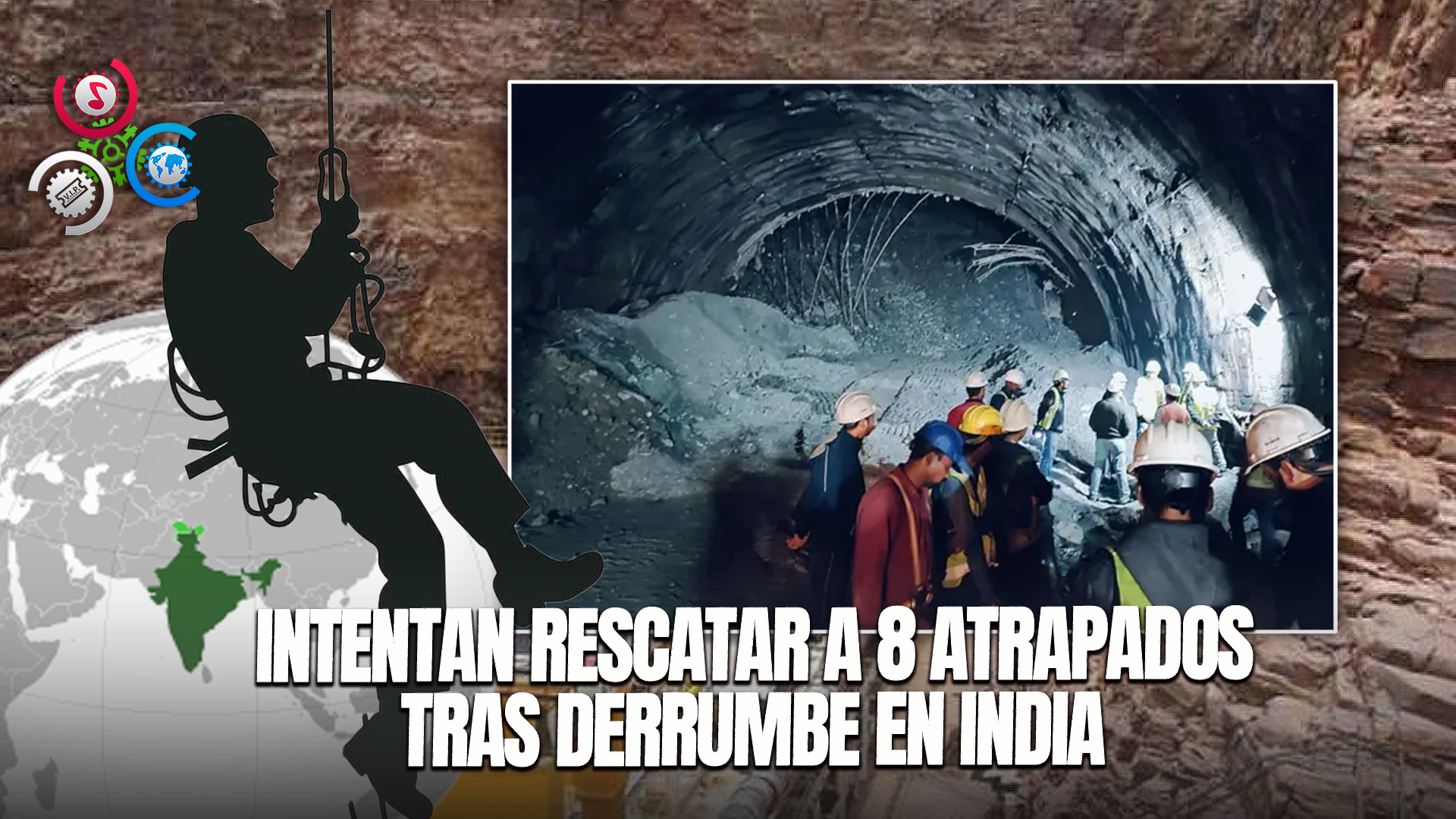 Intentan Rescatar A Ocho Trabajadores Atrapados 36 Horas Por Derrumbe De Un Túnel En India