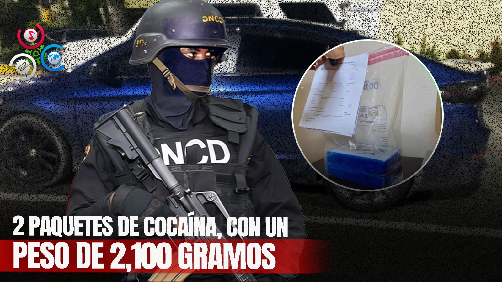 Autoridades Detienen Hombre Abordo De Vehículo Con Más De Mil Gramos De Cocaína En Baní