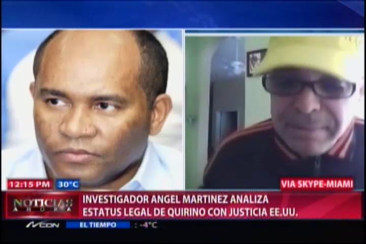 Investigador Ángel Martínez Analiza Estatus Legal De Quirino #Video