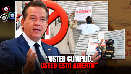 Ito Bisonó Advierte Que Negocios Clausurados Solo Podrán Reabrir Tras Cumplir Requisitos De Seguridad