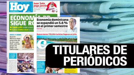 Principales Portadas De Los Periódicos De Hoy 02-08-2022