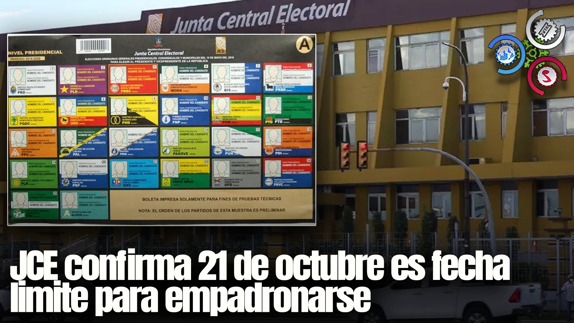 JCE Confirma 21 De Octubre Es Fecha Limite Para Empadronarse