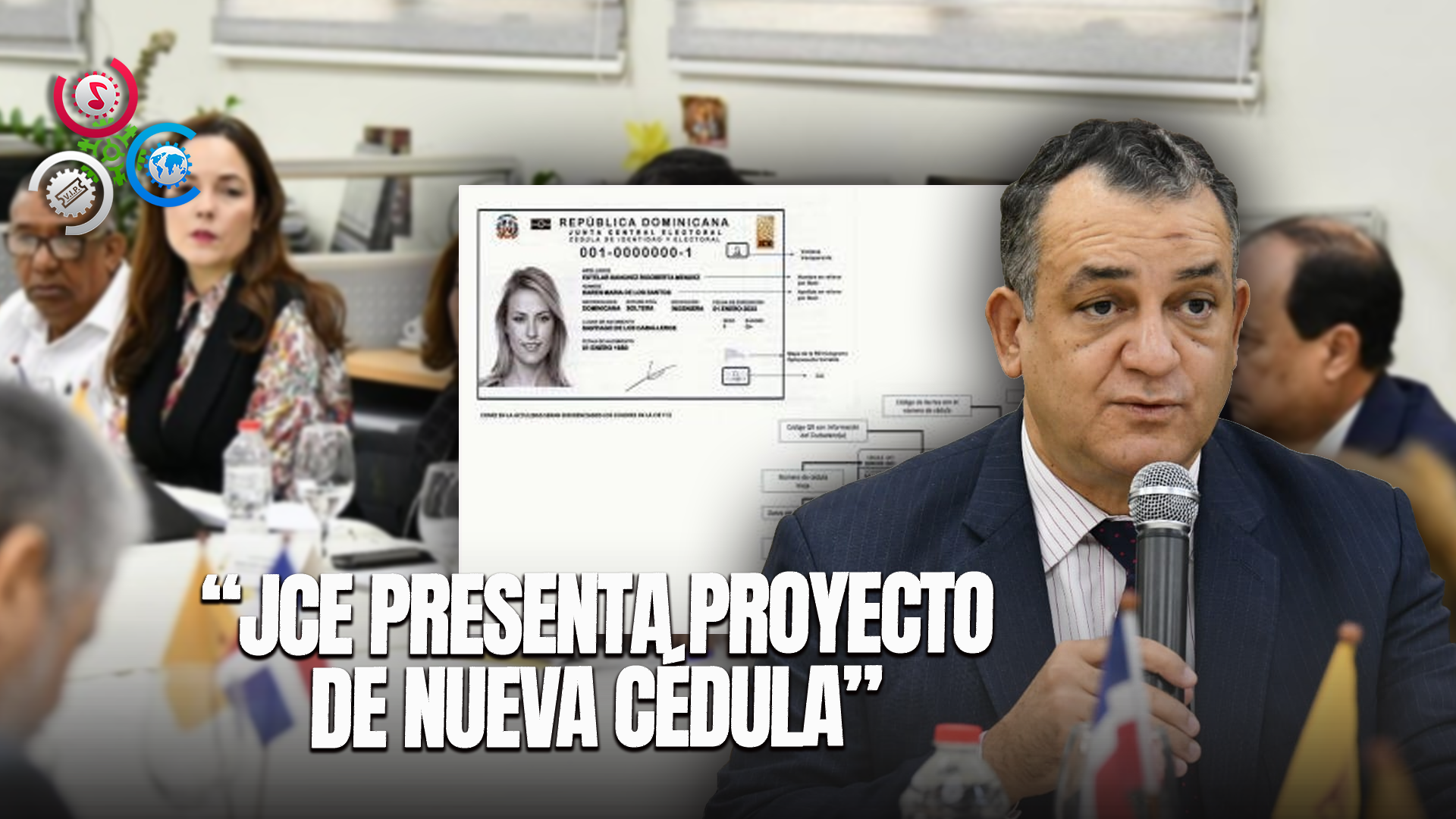 JCE Presenta A Sociedad De Diarios Proyecto De La Nueva Cédula