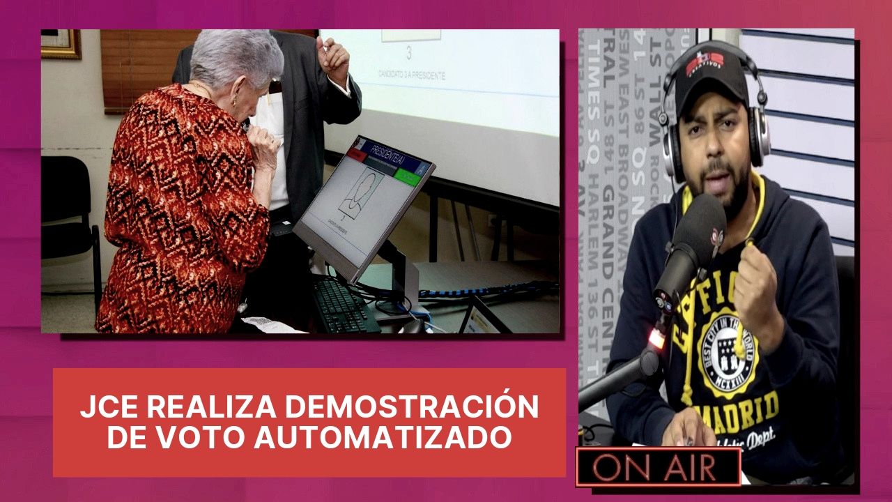 JCE Realiza Demostración De Voto Automatizado