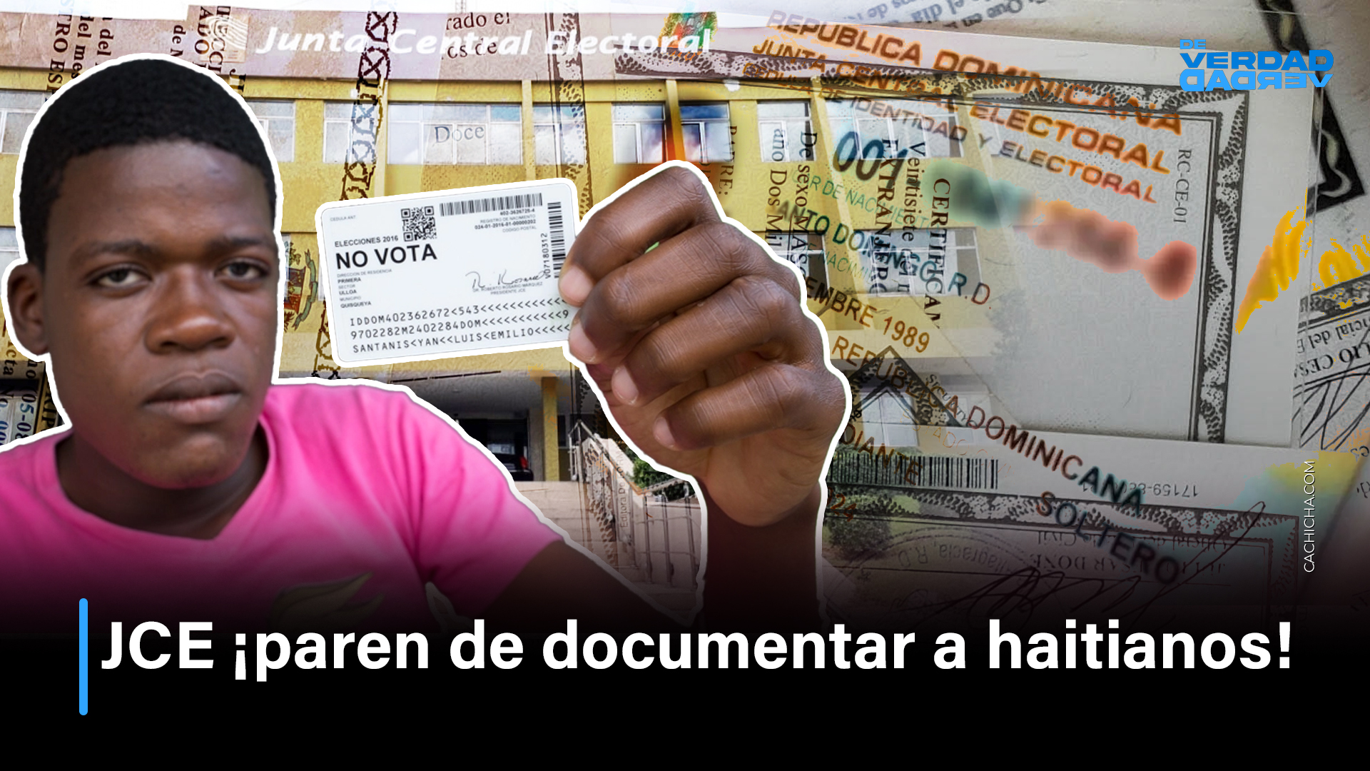 JCE ¡paren De Documentar A Haitianos!