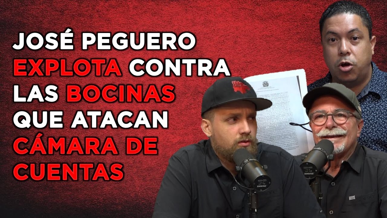 JOSÉ PEGUERO TRUENA CONTRA LAS BOCINAS QUE ATACAN A LA CÁMARA DE CUENTAS