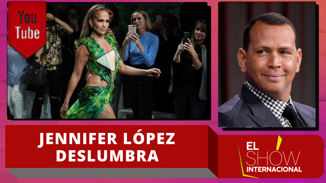 Jennifer López Deslumbra De Nuevo Con Su Icónico Vestido Verde En Cierre De Pasarela De Versace – El Show Internacional | CachichaTV