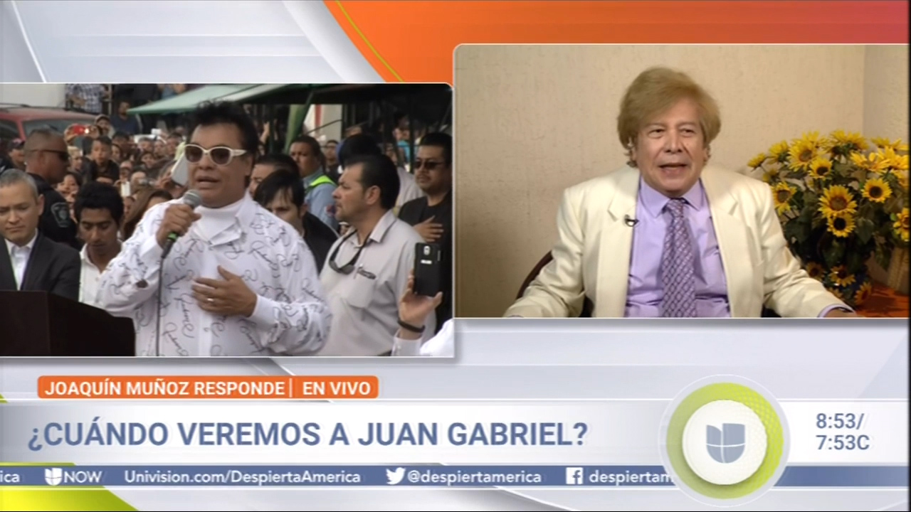Joaquin Muñoz Dice Que La Reaparición De Juan Gabriel Está En Manos Del Presidente De México