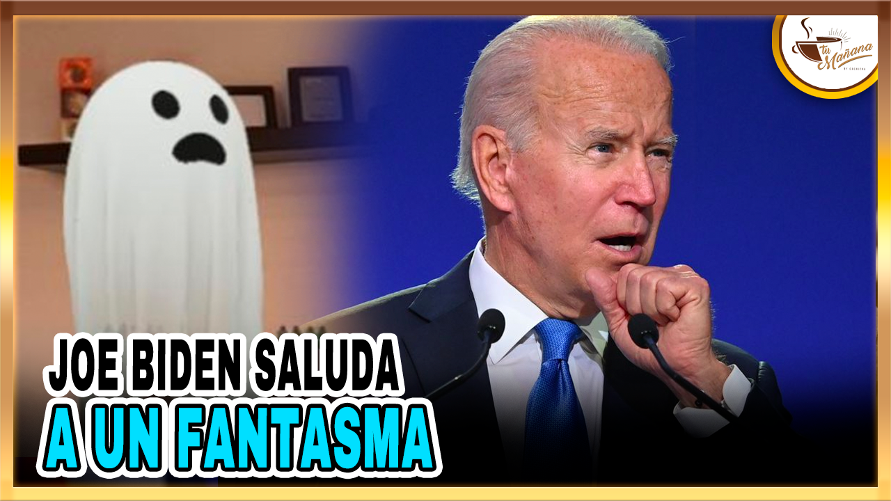 Joe Biden Saluda A Un Fantasma | Tu Mañana By Cachicha