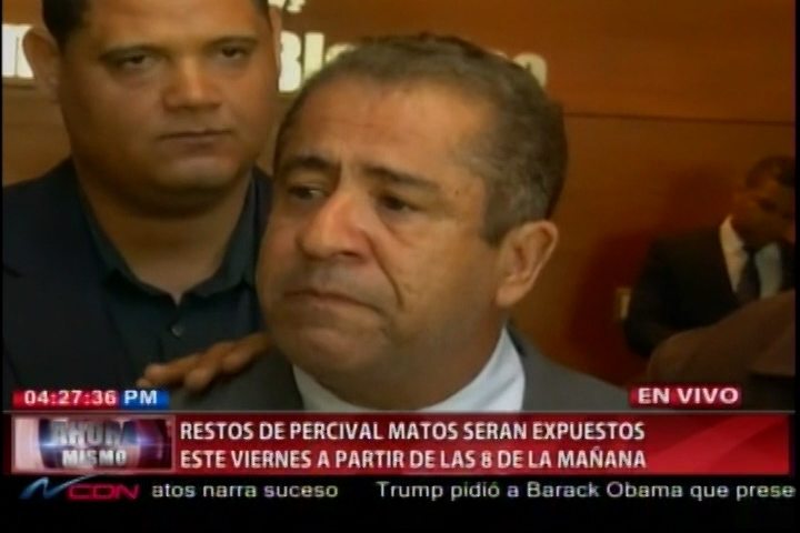 El General Percival Peña Desde La Funeraria Blandino: “Tengo Informaciones Que Van A Estremecer Este País”