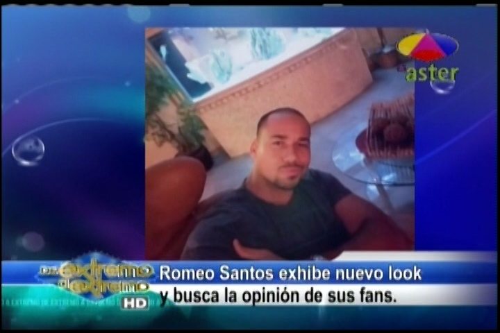 Farándula Extrema: Romeo Santos Exhibe Nuevo Look Y Busca La Opinión De Sus Fans