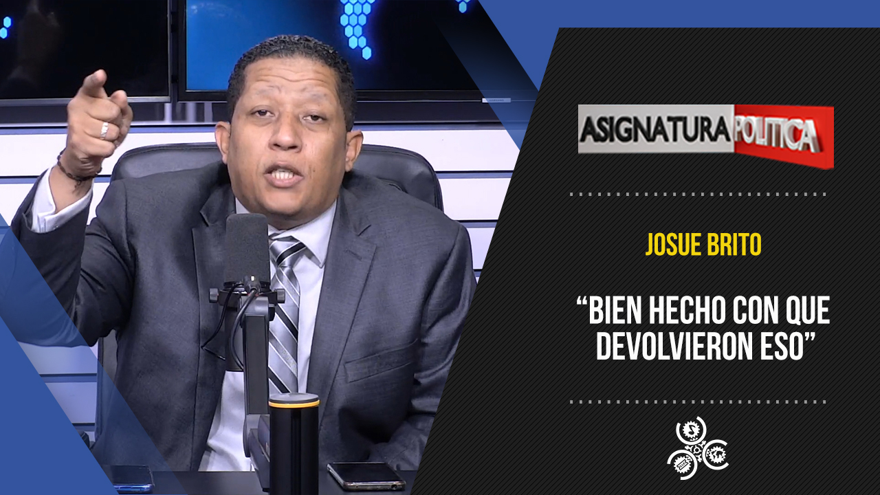 Josué Brito “devuelven Licitación De Jeringas A 25 $” | Asignatura Política