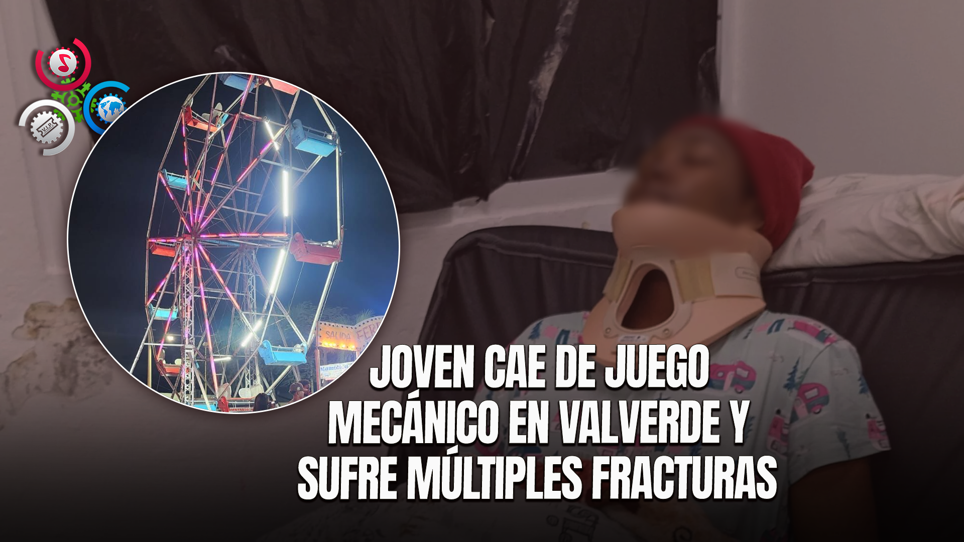 Joven En Estado Delicado Tras Caer De Juego Mecánico En Valverde