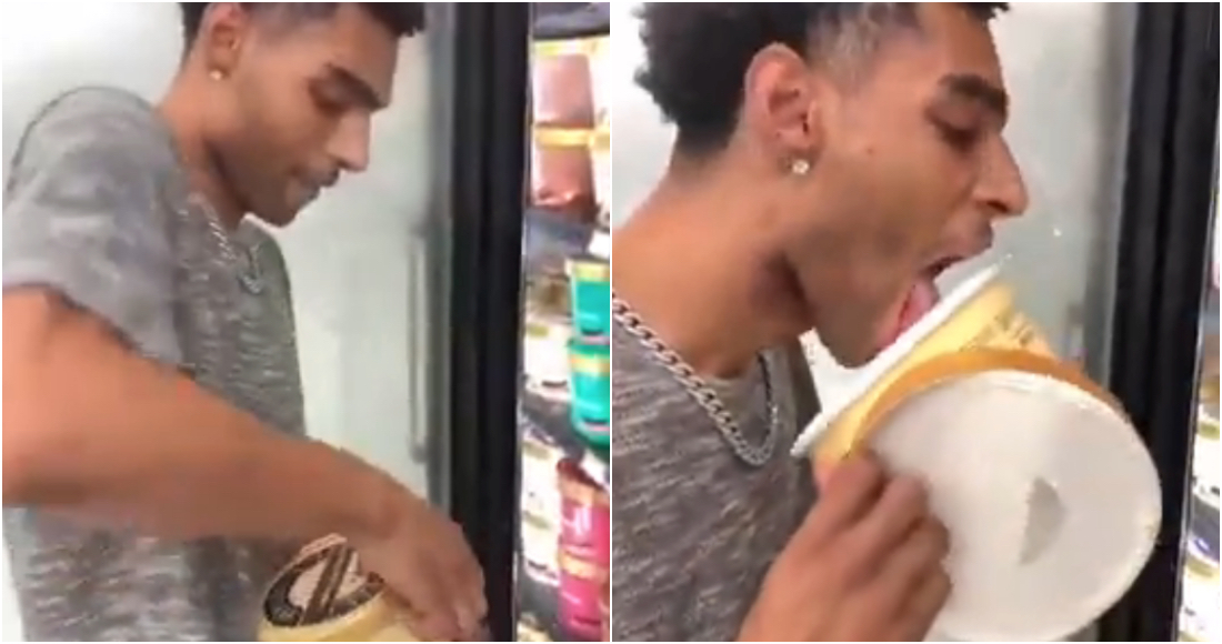 Joven Lame Un Helado En Walmart; Podría Pasar Un Año En La Cárcel