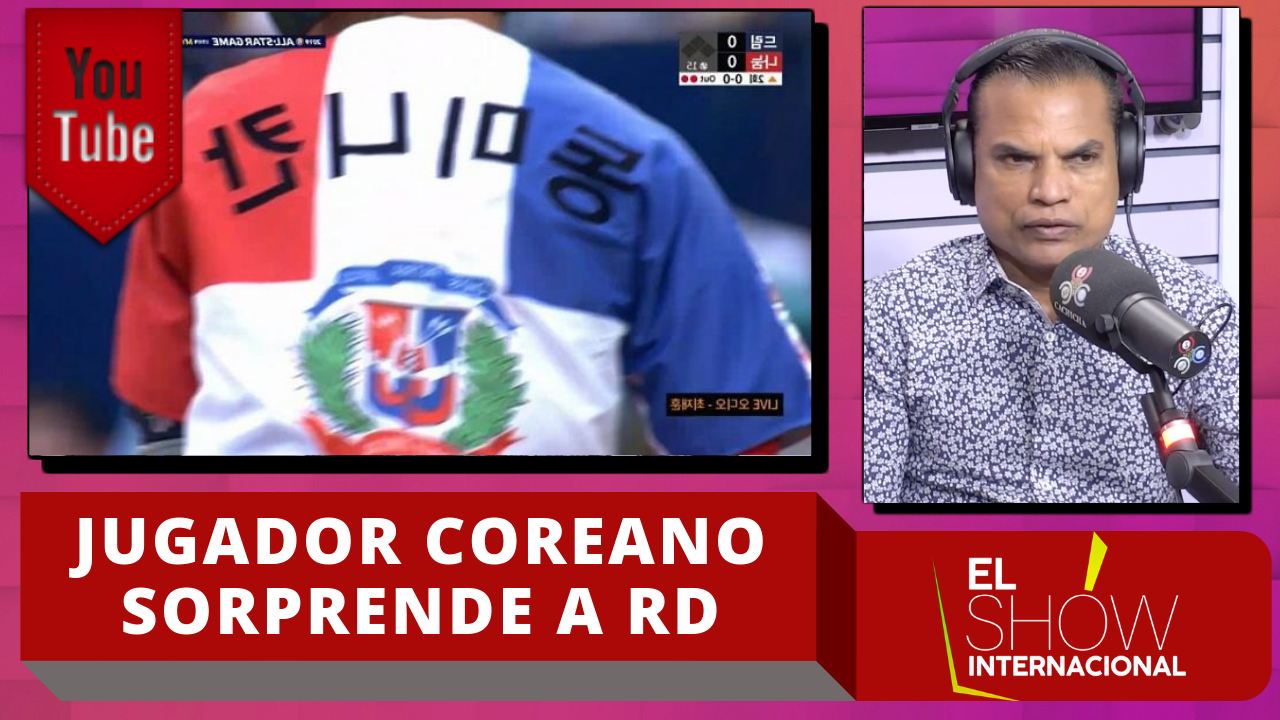 Jugador Coreano Sorprende A Rd Al Jugar Un Partido Con La Bandera Dominicana En El Uniforme