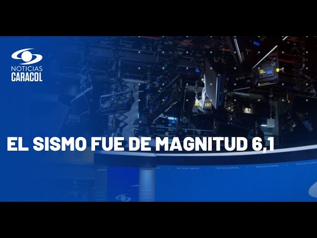 Temblor En Colombia Hoy: Así Se Sintió En El Estudio De Noticias Caracol