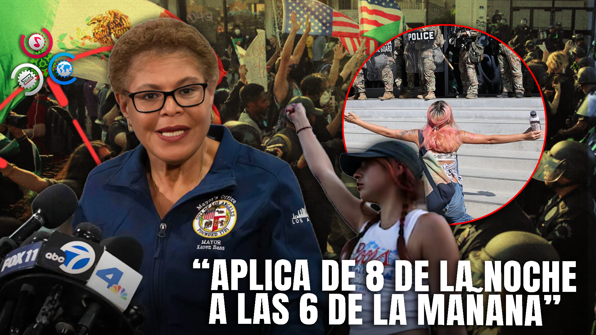 Karen Bass Defiende Toque De Queda Como Respuesta Al Desorden Público