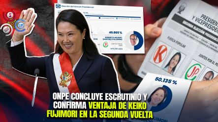 Keiko Fujimori Gana Las Elecciones Presidenciales De Perú, Según El Escrutinio Final De La ONPE