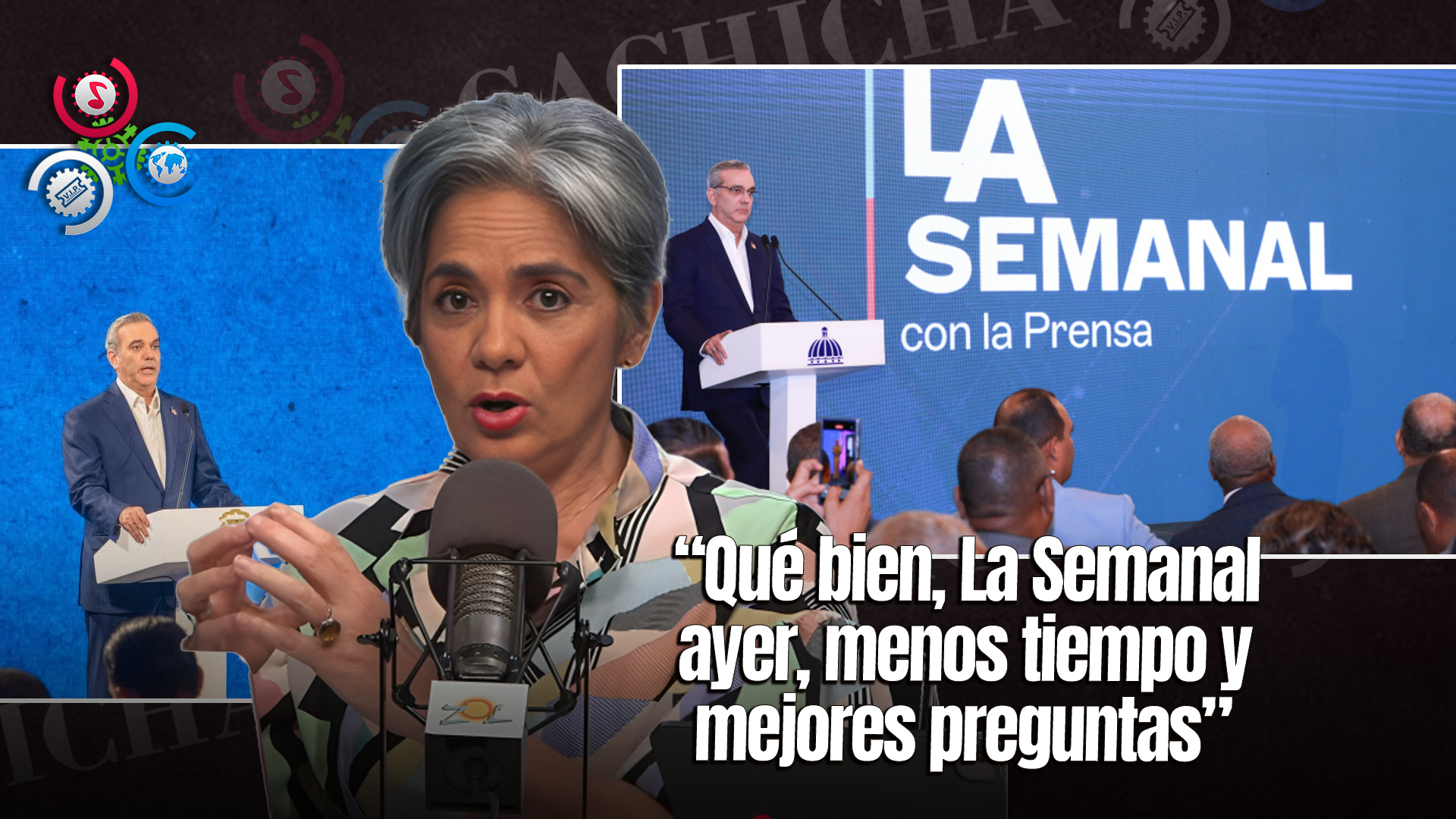 María Elena Destaca La Agilidad Y Efectividad De LA Semanal Con El Presidente Abinader