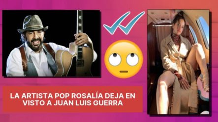 La Artista Pop Rosalía Deja En Visto A Juan Luis Guerra Para Una Posible Colaboración Musical