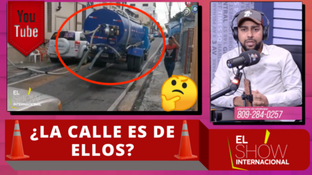 ¡Increíble! Mira Como Este Camión Cierra Militarmente Una Calle En Pleno Casco Urbano De Santiago De Los Caballeros – El Show Internacional | CachichaTV