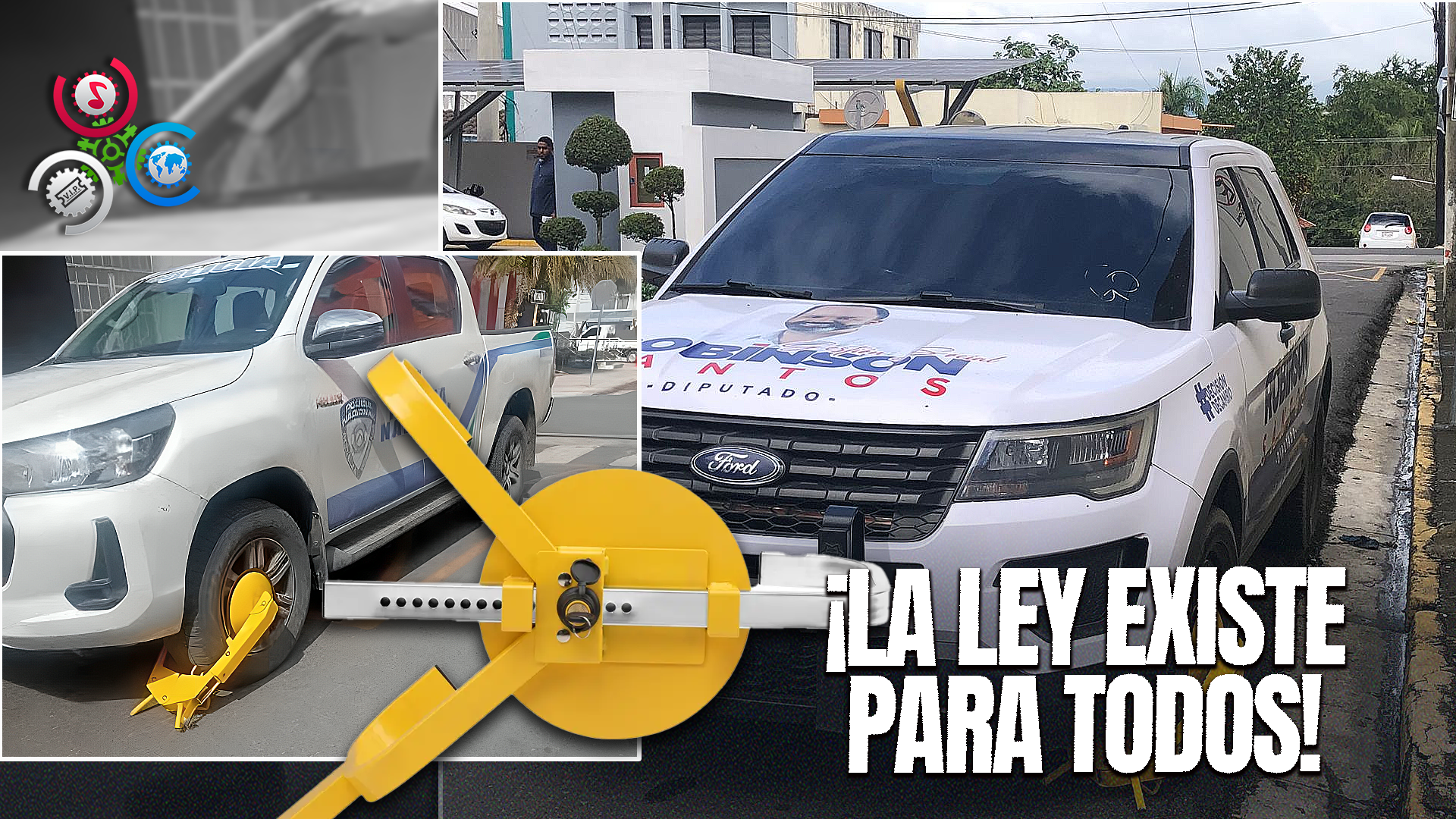 Alcaldía De Moca Aplica Normativa De Tránsito A Patrulla De PN Y Otros Vehículos Mal Estacionados