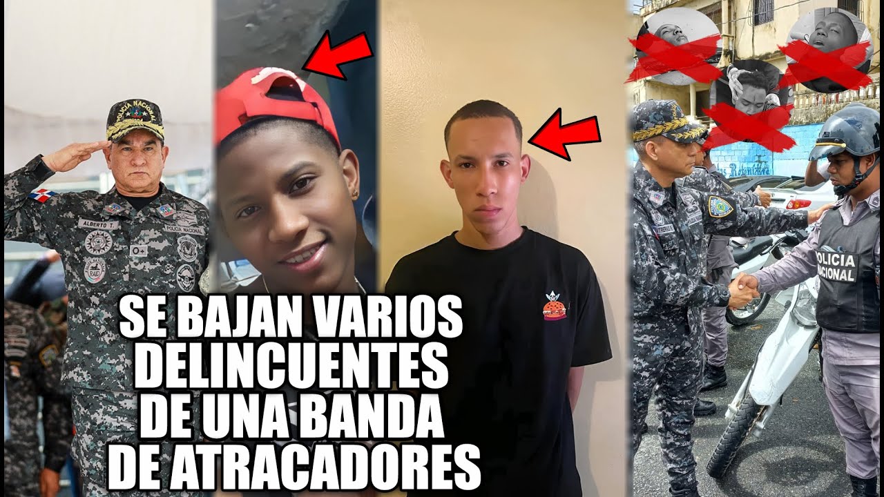 ¡La Policía Barre Delincuentes Miembros De Una Banda De Atracadores!